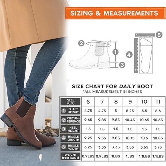 Comfy Women's Waterproof Leather Chelsea Boots Daily - Picture 3 of 7